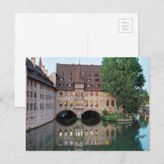 Heilig Geist Spital, Nürnberg Briefkaart (Voorkant / Achterkant)