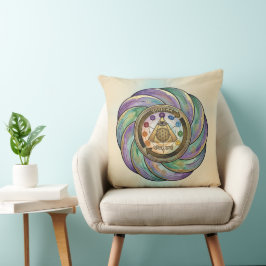 Heilig Geometrie Manifestatie Symbool Kussen