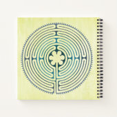 Heilig Geometrie Symbool - Chartres Labyrint 1 Notitieboek (Achterkant)