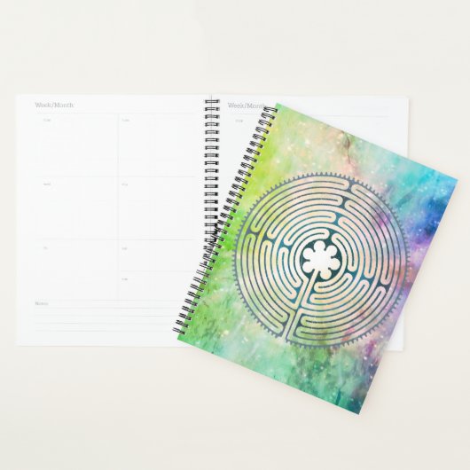 Heilig Geometrie Symbool - Chartres Labyrint 1 Planner (Display)