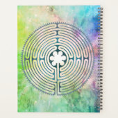 Heilig Geometrie Symbool - Chartres Labyrint 1 Planner (Achterkant)