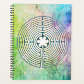 Heilig Geometrie Symbool - Chartres Labyrint 1 Planner (Voorkant)