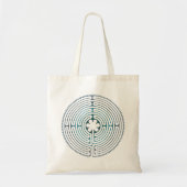 Heilig Geometrie Symbool - Chartres Labyrint 1 Tote Bag (Voorkant)