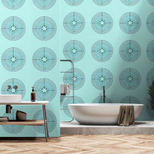 Heilig Geometriesymbool - Chartres Labyrint 1 Behang