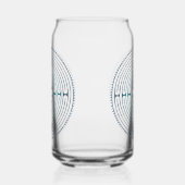 Heilig Geometriesymbool - Chartres Labyrint 1 Blikvorm Glas (Links)