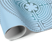 Heilig Geometriesymbool - Chartres Labyrint 1 Cadeaupapier (Rol Hoek)