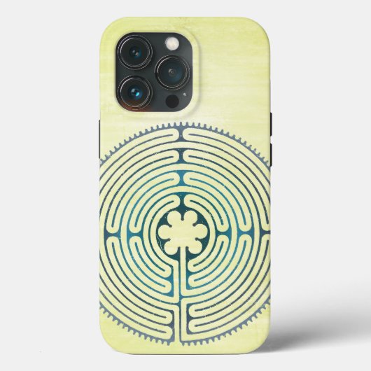 Heilig Geometriesymbool - Chartres Labyrint 1 Case-Mate iPhone Case (Achterkant)