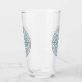 Heilig Geometriesymbool - Chartres Labyrint 1 Glas (Links)