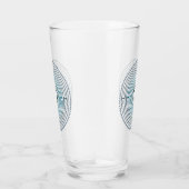 Heilig Geometriesymbool - Chartres Labyrint 1 Glas (Rechts)