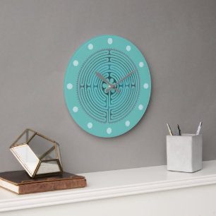 Heilig Geometriesymbool - Chartres Labyrint 1 Grote Klok