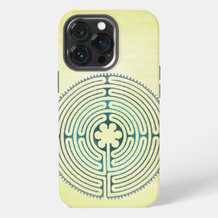 Heilig Geometriesymbool - Chartres Labyrint 1 iPhone 13 Pro Hoesje
