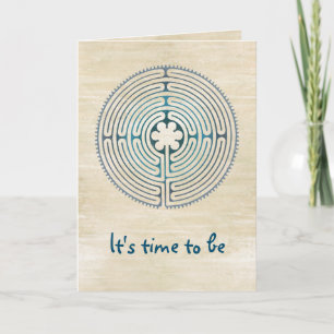 Heilig Geometriesymbool - Chartres Labyrint 1 Kaart