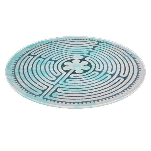 Heilig Geometriesymbool - Chartres Labyrint 1 Snijplank (Hoek)