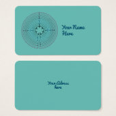 Heilig Geometriesymbool - Chartres Labyrint 1 Visitekaartje (Voorkant /achterkant)