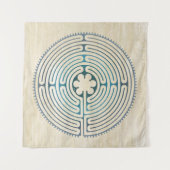 Heilig Geometriesymbool - Chartres Labyrint 1 Wandkleed (Voorkant)