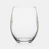 Heilig Geometriesymbool - Chartres Labyrint 4 Wijnglas Zonder Voet (Rechts)