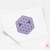 Heilig gezicht - Arcturian, 01 Pr. Ronde Sticker (Envelop)