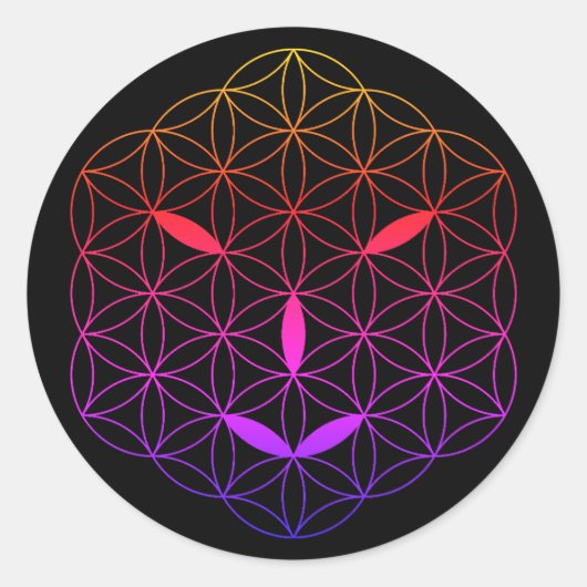 Heilig gezicht - Arcturian 02, CF-Tr. Ronde Sticker (Voorkant)