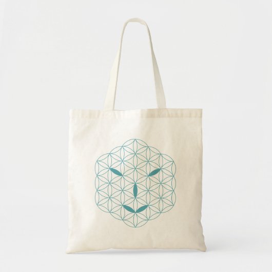 Heilig gezicht - Arcturian 02, Zee Green-Tr. Tote Bag (Voorkant)
