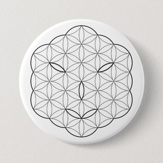 Heilig Gezicht - Arcturian, Bl-Tr. Ronde Button 7,6 Cm (Voorkant)