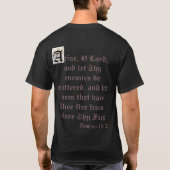 Heilig gezicht van Jesus Chaplet T Shirt (Achterkant)