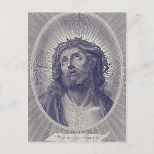 Heilig gezicht van Jezus Briefkaart (Voorkant)