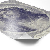 Heilig gezicht van Jezus Foto Afdruk (Hoek)