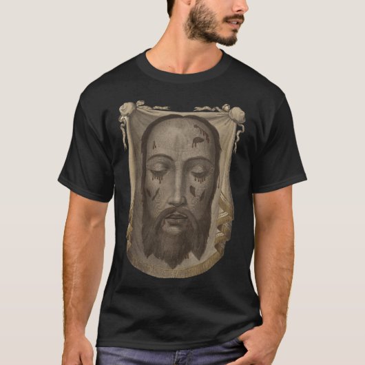 Heilig gezicht van Jezus T Shirt (Voorkant)