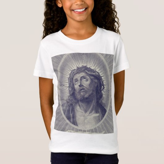 Heilig gezicht van Jezus T-shirt (Voorkant)