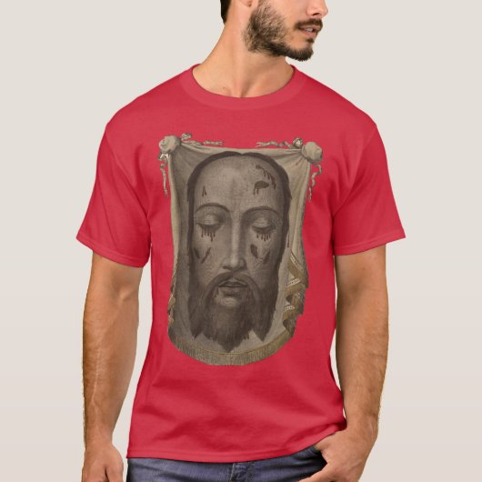 Heilig gezicht van Jezus T Shirt (Voorkant)