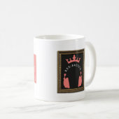 Heilig gezicht van Lucca! Gewoon roze Koffiemok (Voorkant rechts)