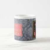 Heilig gezicht van Lucca! Patroonroze Koffiemok (Center)