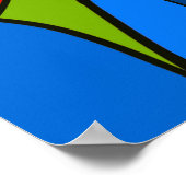 heilig glas-in-lood ontwerp procreate hand tekenin poster (Hoek)