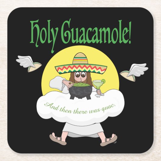 Heilig Guacamole Square Paper Onderzetter (Voorkant)