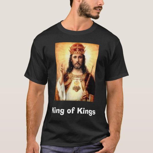 heilig hart2, koning der Koningen T-shirt (Voorkant)
