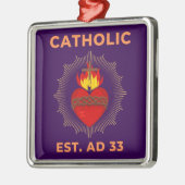 Heilig Hart 33 Katholiek Ornament (Links)
