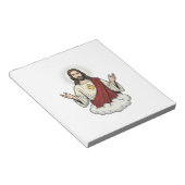 Heilig Hart Devotioneel Vintage Gravure Ontwerp_1 Notitieblok (Schuin)