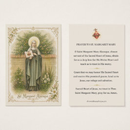 Heilig Hart Gebed van de H. Margareta Maria Visitekaartje