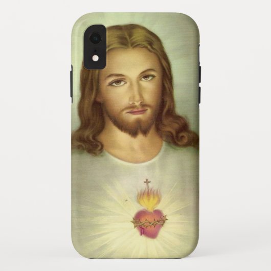 Heilig Hart Jesus Divine Mercy Katholieke Religie Case-Mate iPhone Case (Achterkant)