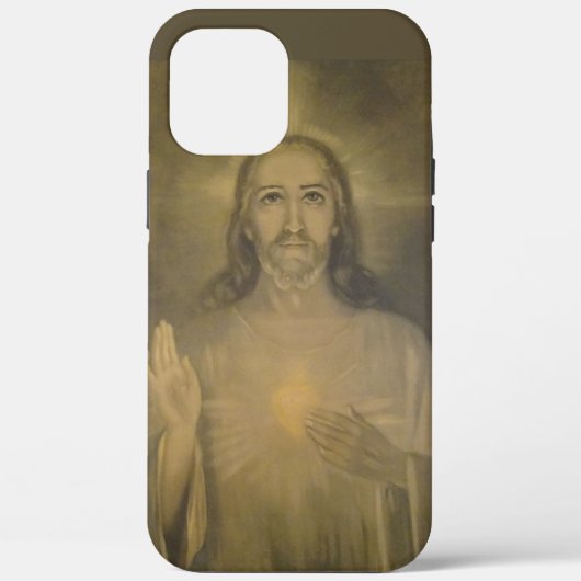 Heilig Hart Jesus Katholieke Religie Case-Mate iPhone Case (Achterkant)