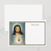 Heilig Hart Jezus Bedankkaart (Voorkant / Achterkant)
