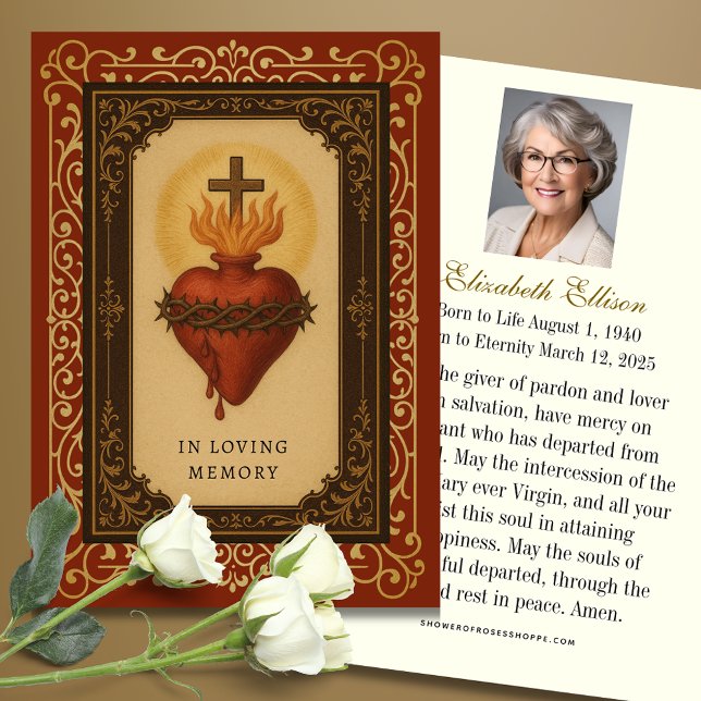 Heilig Hart Jezus  begrafenismonument Visitekaartje (Creator heeft geüpload)