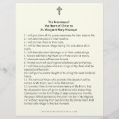 Heilig Hart Jezus belooft Katholiek (Achterkant)