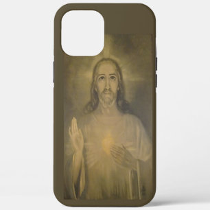 Heilig Hart Jezus Katholiek Religieus  iPhone 12 Pro Max Hoesje