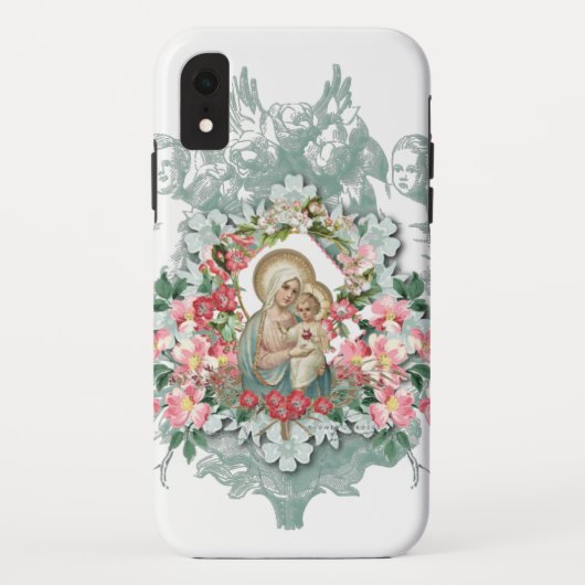 Heilig hart Jezus Maagd Mary Religieuze Case-Mate iPhone Case (Achterkant)