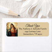 Heilig Hart Jezus Religieus Dank U Etiket (Insitu)