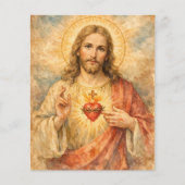 Heilig Hart Jezus Religieus Traditioneel Katholiek (Voorkant)