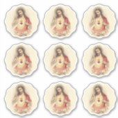 Heilig Hart Jezus Religieuze Goddelijke Barmhartig Sticker (Voorkant)