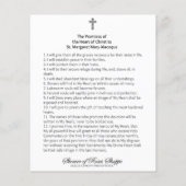 Heilig hart Jezus Religieuze Traditionele Katholie (Achterkant)