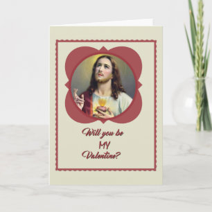 Heilig Hart Jezus Valentijn Feestdagen Kaart